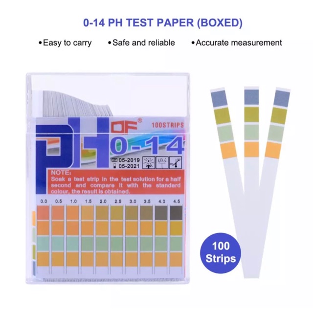 Universal Litmus Paper pH Test Paper Strips สําหรับ Test Body Acid อัลคาไลน์ pH ระดับ 0-14 - TPH0213