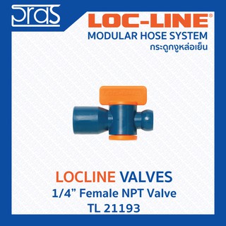 LOCLINE ล็อคไลน์ ระบบท่อกระดูกงู Valves วาล์ว 1/4" FEMALE NPT VALVE (TL 21193)