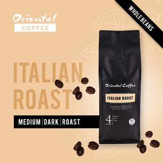 กาแฟอราบิก้า 100% คั่วกลางเข้ม 250 กรัม 1 ถุง Oriental Coffee Italian Roast