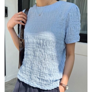 SHEIN เสื้อยืดผ้าย่น ใส่สบาย