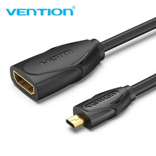 Vention Micro Hdmi อะแดปเตอร์สายเคเบิ้ล 1080P Full Hd 3D สําหรับ Sony a 5100 Camera Raspberry pi 5 ABBBF