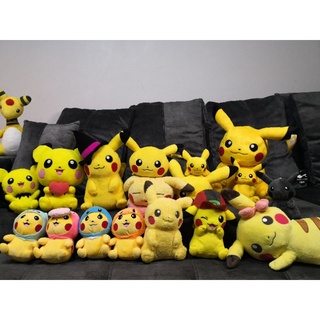 ตุ๊กตา ปิกาจู Pikachu พิคาชู โปเกมอน Pokemon Banpresto Tokyo  แท้ ป้ายห้อย