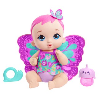 My Garden Baby Feed And Change Baby Butterfly Doll ตุ๊กตาทารก พร้อมปีกผีเสื้อ ป้อนนม เปลี่ยนผ้าอ้อม รุ่น GYP09