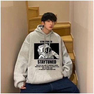 TS MEN เสื้อแขนยาวมีฮู้ด เสื้อกันหนาวมีฮู้ด ผ้าสำลี ผ้าหนาดีใส่สบาย รุ่นNT46