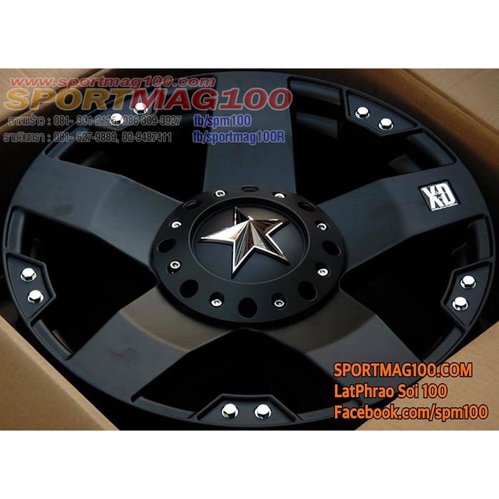 ล้อแม็กซ์ KMC XD775 สีดำด้าน 8.5-20นื้ว 6รู139.7 ET10 [13267]