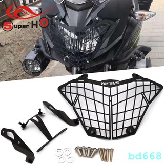 เหมาะสำหรับ Kawasaki Versys Alien Beast X300/X250 Alien Beast 300/250 ดัดแปลงไฟหน้า Shade ป้องกัน Cover