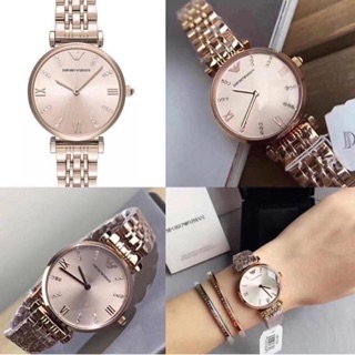 Emporio Armani  Rose Gold Blush Bracelet Watch