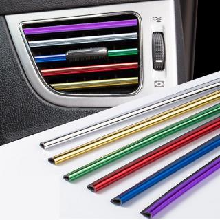 DIY 10 Pieces Car-styling Chrome / Car Splating Air outlet trim /  Car Air Vent Trim Strip Air Conditioner Outlet Grille Decoration U Shape