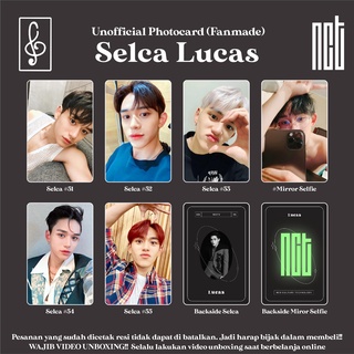 [SELCA Nct] LUCAS MIRROR SELFIE FANMADE PHOTOCARD