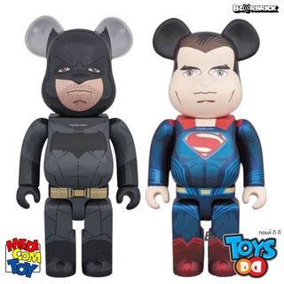 Be@rbrick DC BVS Superman &amp; Armored Batman 1000%