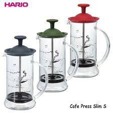 Hario Cafe Press Slim S  ขนาด 2 cups   สำหรับชงชา หรือทำกาแฟแบบ French press