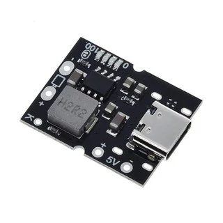 Type-C USB input โมดูลชาร์จแบตลิเธี่ยม ขาออก 5V 2A IP5306 PB0063E Boost Converter Module Lithium Battery LED Display DIY