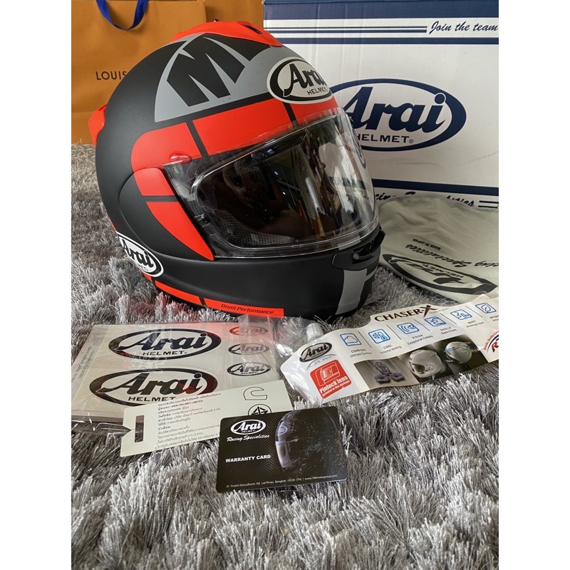 หมวกกันน็อก Arai ใส่สองครั้ง ไซด์ไลน์L