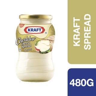 Kraft Cheddar Cheese Spread Original 480g ++ คราฟ เชดด้าครีมชีสสเปรด 480g