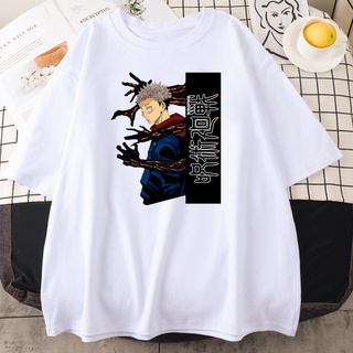 Jujutsu Kaisen Itadori Yuuji Printing Womens Tshirts Summer Spring Clothing Classic Style T Shirts Loose as