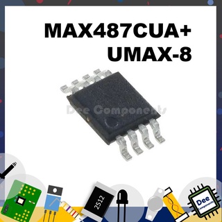 MAX487 power management ics UMAX-8  4.75 - 5.25 V 0°C ~ 70°C MAX487CUA+ MAXIM INTEGRATED 1-1-1