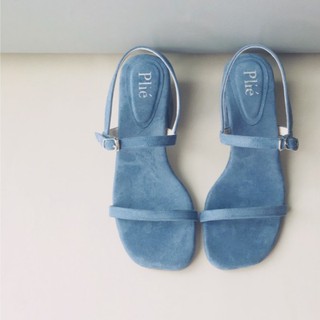 SimpliCity Sandals - 2" chunky heels  - pale blue by plie_official , Plieshoes , Plie