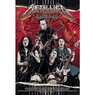 โปสเตอร์วงดนตรี วินเทจ Metallica