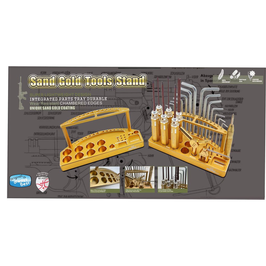 Ultraforce Sand Gold Toolkit Set Airsoft GBB Screw Driver