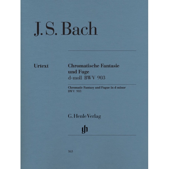 BACH Chromatic Fantasy and Fugue d minor BWV 903 and 903a (HN163)