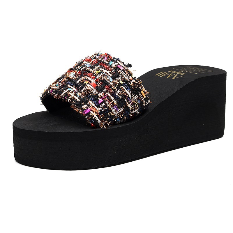 รองเท้าแตะส้นหนา สําหรับผู้หญิง - รูปที่ 7