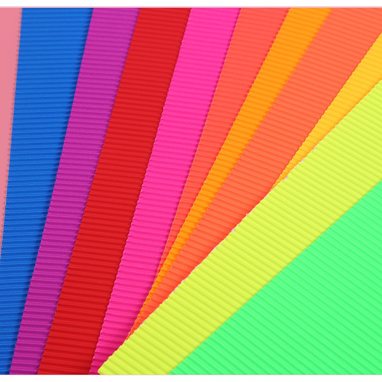 กระดาษลูกฟูกสี ขนาดแผ่น 21*29.7 ซม. (เอสี่) 1 แพคมี 10 แผ่น 10 สี แบนด์ M&G - รูปที่ 4