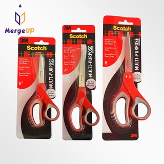 กรรไกร อเนกประสงค์ สก๊อตช์ Scotch 3M 6/7/8 นิ้ว Multi-Purpose Scissors