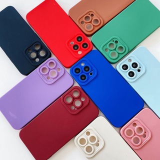 Supercase🧸i6-i13promax เคสซิลิโคน กันเลนส์กล้อง Silicone Cover Case