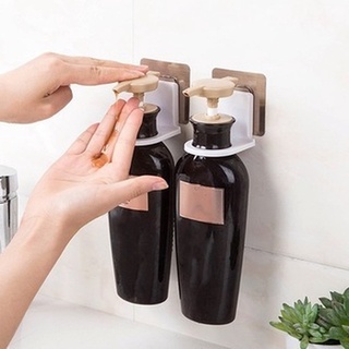 1Pcs Liquid Soap Holder Rack Adhensive Wall Hook Bathroom Shower Gel Hook Multi-function Bottle Hanger