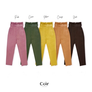 Chloé pants - pink green yellow orange black color