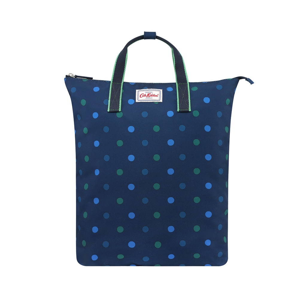 Cath Kidston ZipTop Backpack Power Spot Navy Shopee Thailand