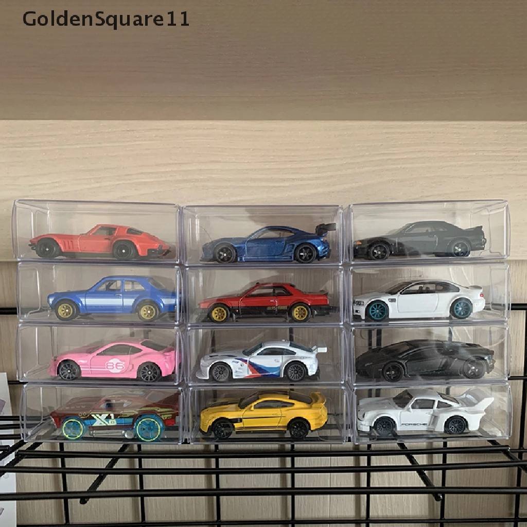 Goldensquare11 กล่องพลาสติกใส PVC สําหรับใส่จัดเก็บของขวัญ 1 10 ชิ้น