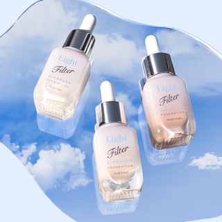 ครีมรองพื้นมิสทินครีมรองพื้นหน้าเนียน Mistine Light Filter Airbrush Foundation SPF 30 PA+++ 20 ml.