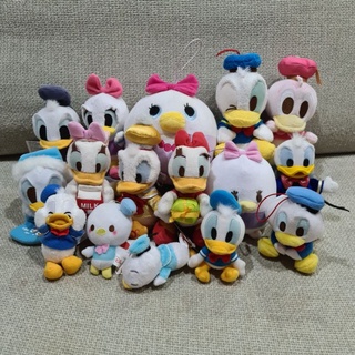 พวงกุญแจ ตุ๊กตาเป็ด โดนัลด์ ดั๊ก (Donald Duck) เดซี่ Daisy งานลิขสิทธิ์นำเข้าจากญี่ปุ่น