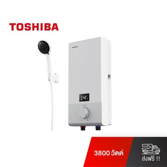 Toshiba เครื่องทำน้ำอุ่น DSK38ES5KW (สีขาว)