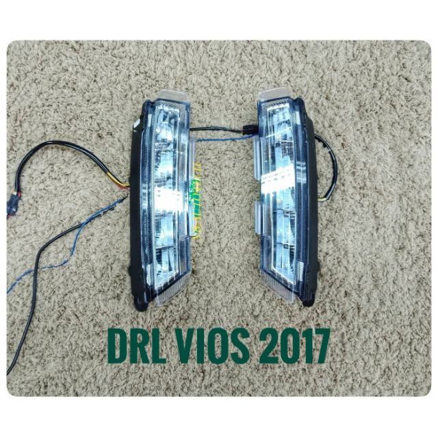 ไฟเดไลท์​ vios​ 2017​ 2018​ 2019​ DRL​ VIOS​ daylight daytime running light TOYOTA NEW VIOS 2017 มีฟ