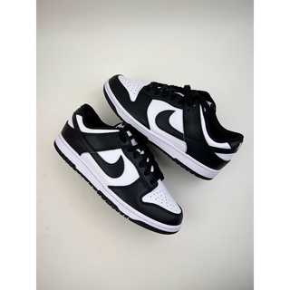  ยิงจริง Nike SB Dunk low white black ของแท้100รองเท้าผ้าใบ รองเท้า รองเท้าวิ่ง รองเท้า nike img 2