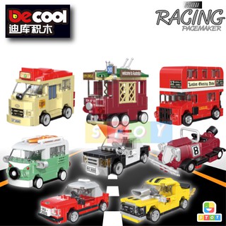 ชุดตัวต่อ  MINI RACING PACEMAKER DECOOL 1 SET 4 กล่อง