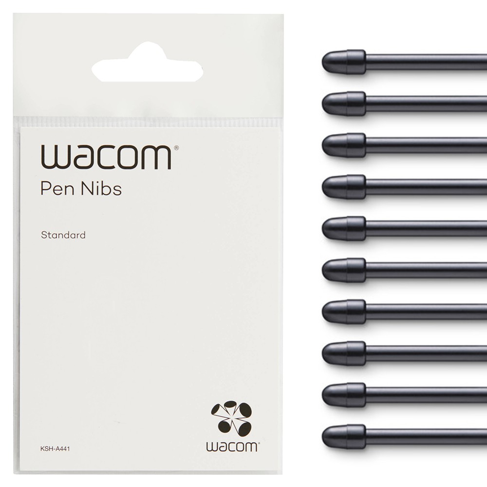 Pen Nibs Standard หัวปากกาสำรองวาคอม 10 pack (For Pro Pen) for