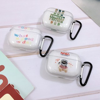 เคส Airpods Pro เคสแอร์พอตโปร แบบใสพร้อมห่วงเกี่ยว