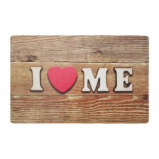 💥จัดโปร !!!💥  แผ่นรองจานอาหาร KASSA HOME แผ่นรองจานบนโต๊ะอาหาร PVC ลาย I Love ME Home รุ่น PPCO-25540 ขนาด ขนาด 43.5 x 2