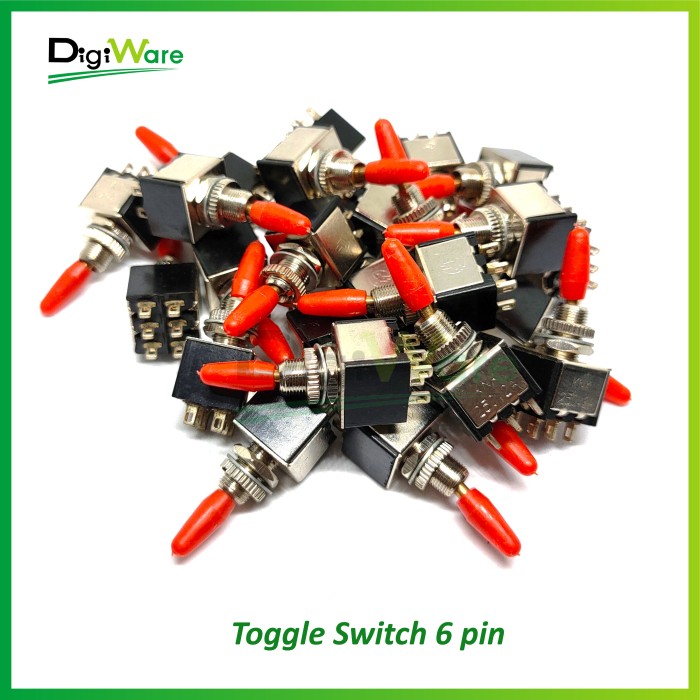 Toggle Switch 6 ขา DPDT Switch
