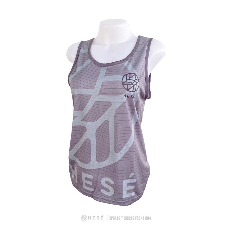 เสื้อออกกำลังกาย เฮเซ่ HESE สี เทา แบบเสื้อกล้าม 004