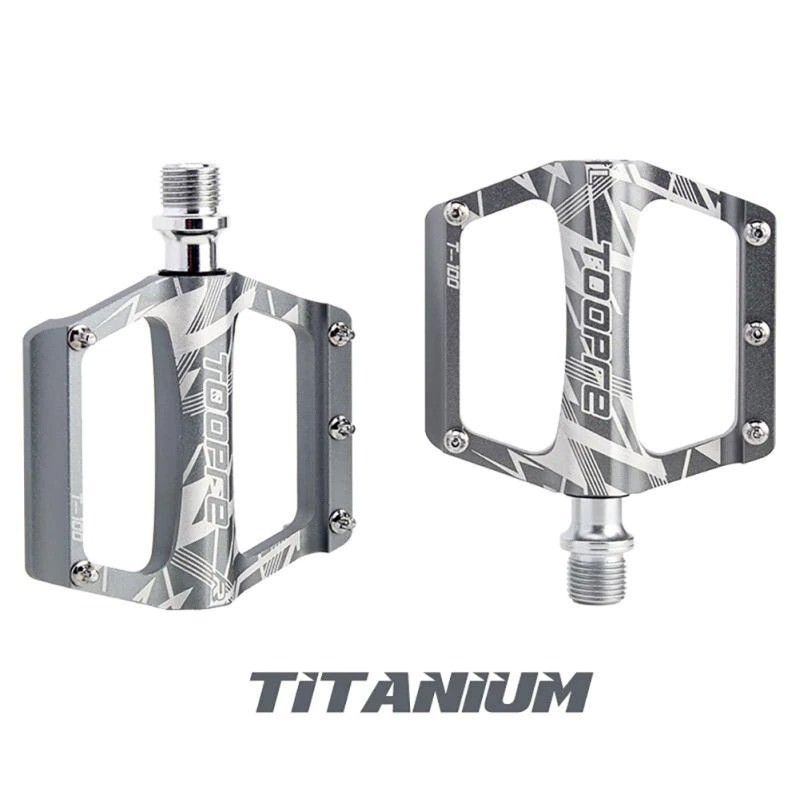 TOOPRE บันไดจักรยานอลูมิเนียมแบริ่ง มีปุ่มกันลื่น 268g/pair - รูปที่ 2