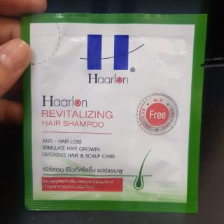 Haarlon revitalizing hair shampoo 10ml แชมพูลดผมร่วง​ บำรุงรากผมและหนังศีรษะ