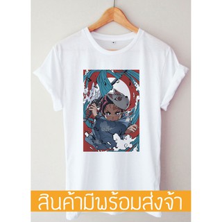 Tanjiro Kimetsu no yaiba T-shirt เสื้อยืดสามารถปรับแต่งได้
