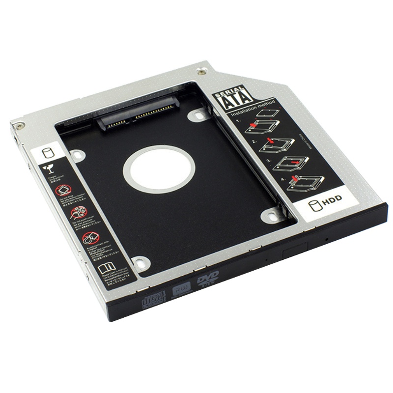 ~ อะแดปเตอร์ถาดแคดดี้ฮาร์ดไดรฟ์ Sata Ssd อลูมิเนียม 12.7 9.5 9.0 มม. 2nd
#8