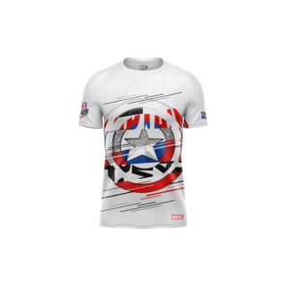 [โค้ด 4P9JK5 ลด 60] Thairun(ไทยรัน) เสื้อวิ่ง เสื้อกีฬา MARVEL Captain America Super Soldier ลิขสิทธิ์แท้