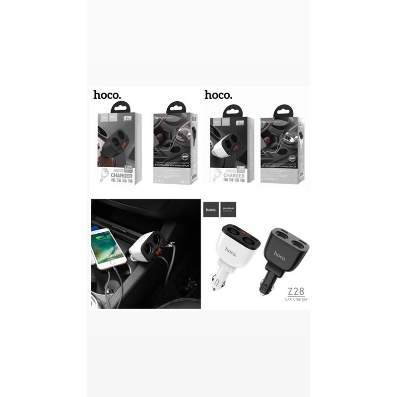 พร้อมส่ง ที่ชาร์จรถ Car Charger Holo Z28