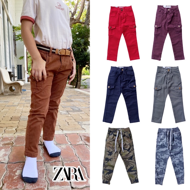 งานแท้ Zara กางเกงเด็ก กางเกงขายาว ขาปล่อย แบบสวย ใส่สบาย